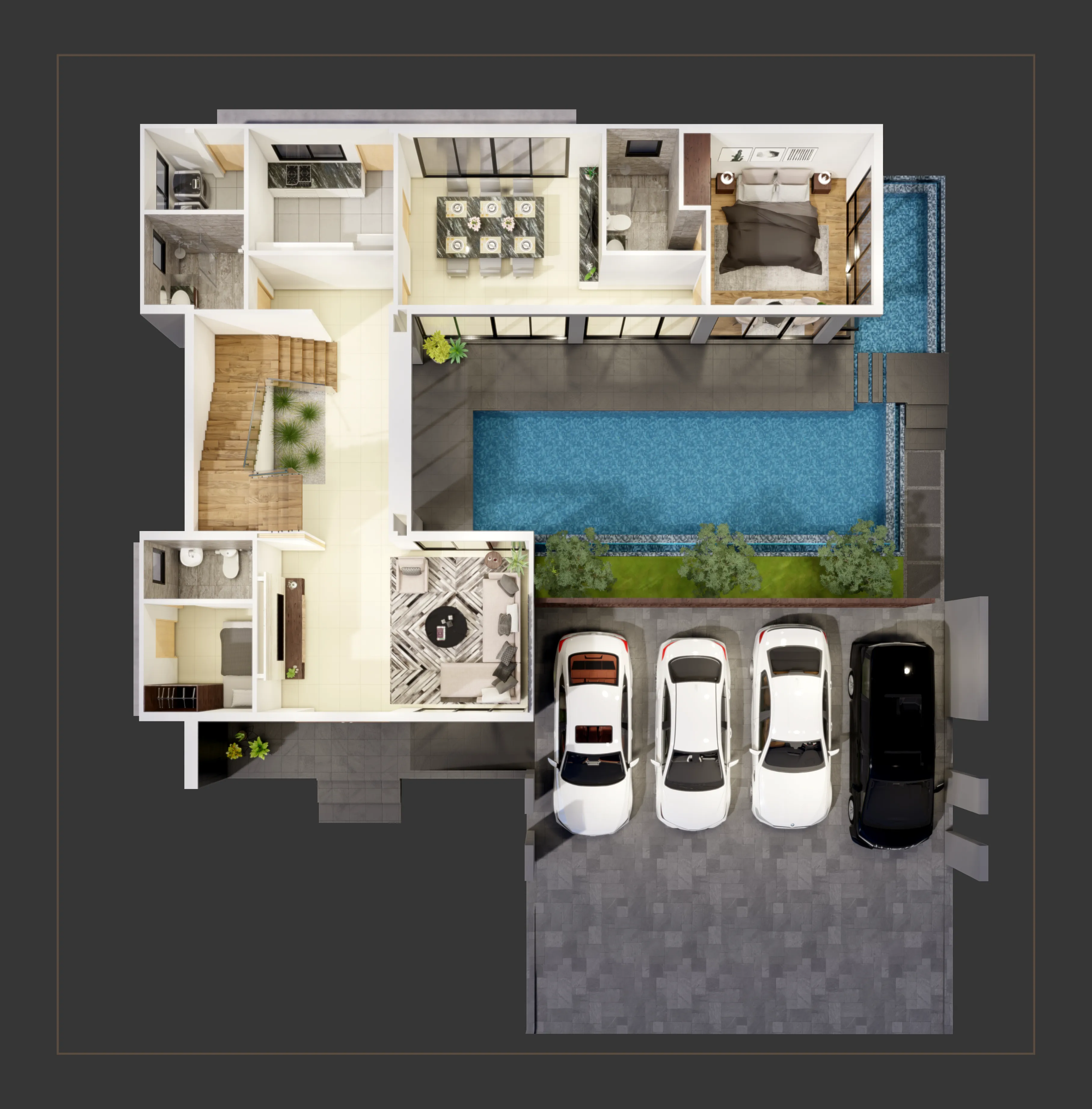 Perfect Life Construction ศูนย์รับสร้างบ้าน แบบแปลนบ้าน Modern