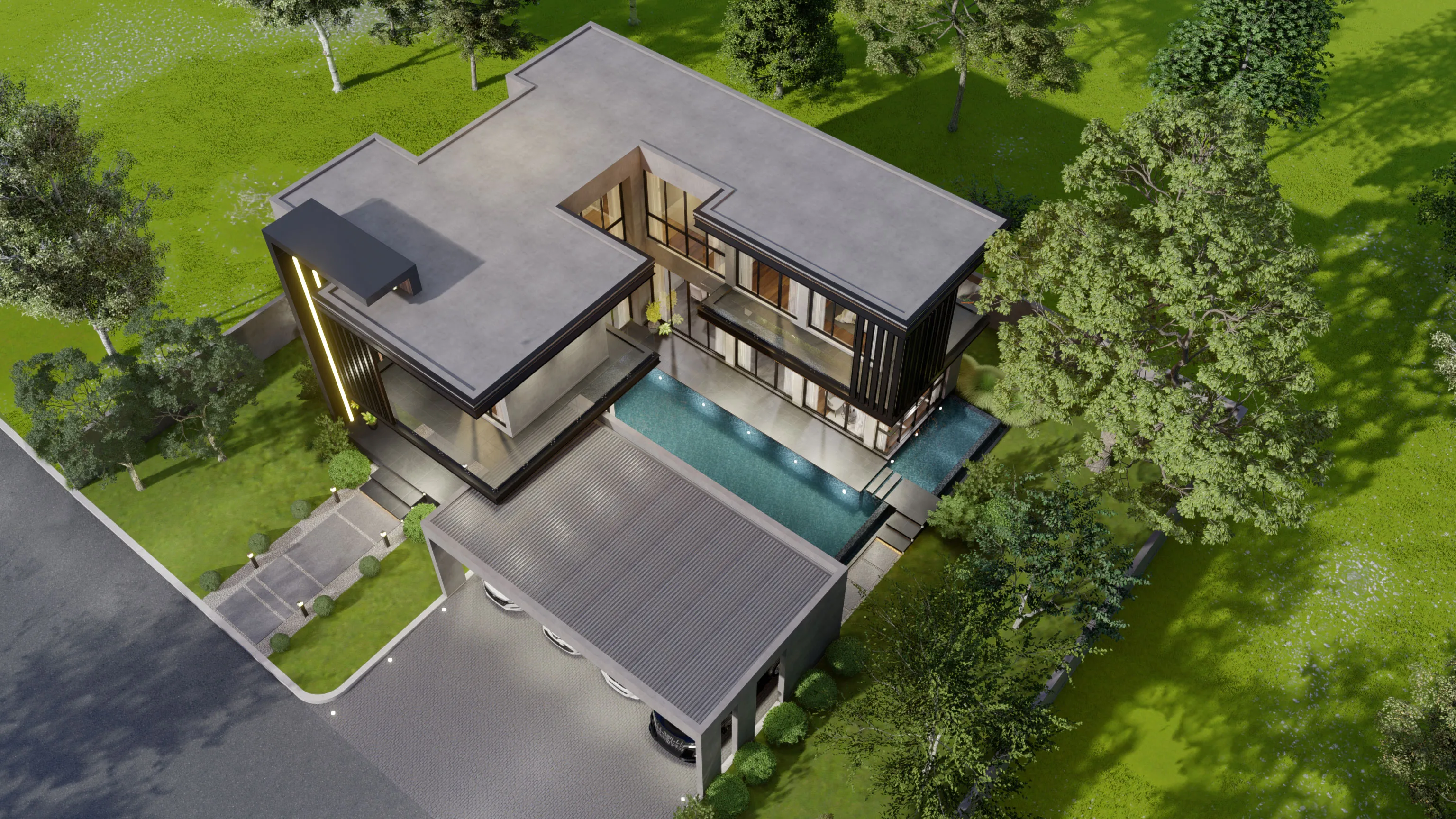 Perfect Life Construction ศูนย์รับสร้างบ้าน แบบบ้าน Modern รูปที่ 11